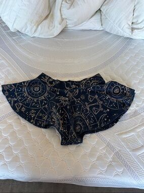 Zodiac Crushed Velvet Lounge Shorts